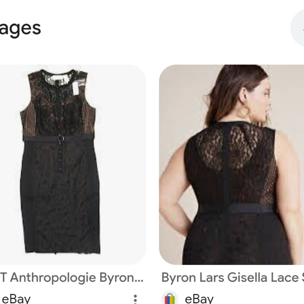 Like New Byron Lars Gisella Dress, 4P, Black - Picture 2 of 9